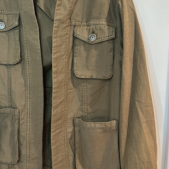 NWT Free People Oversized Olive Utility Jacket retail 148 - Picture 5 of 10